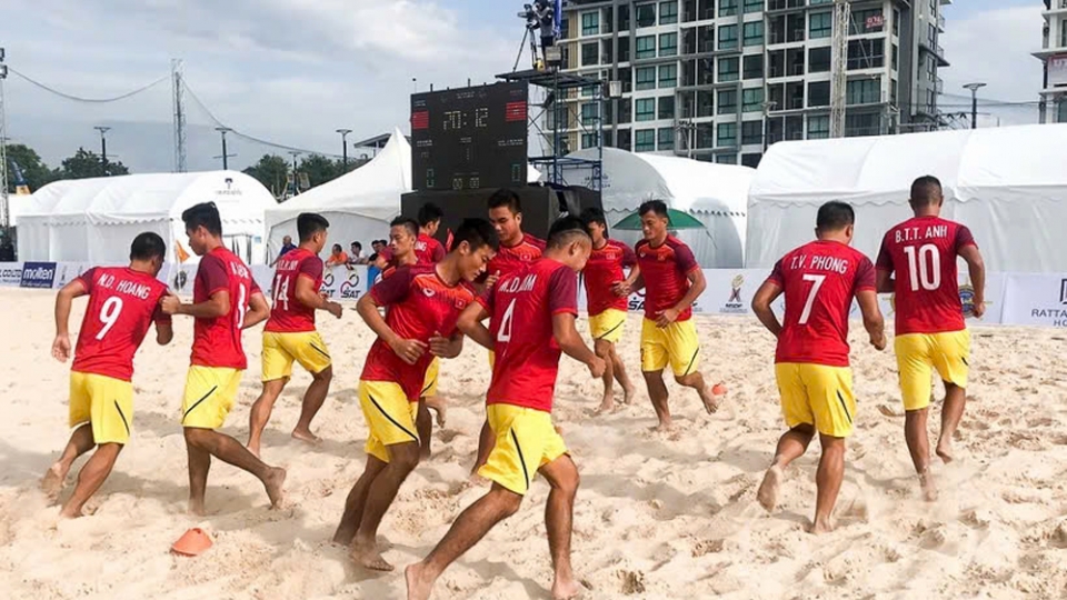 Players gearing up for 2025 AFC Beach Soccer Asian Cup